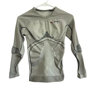 X-Bionic Performance Compression Base Layer Ski Gray Women’s Size Large XL
